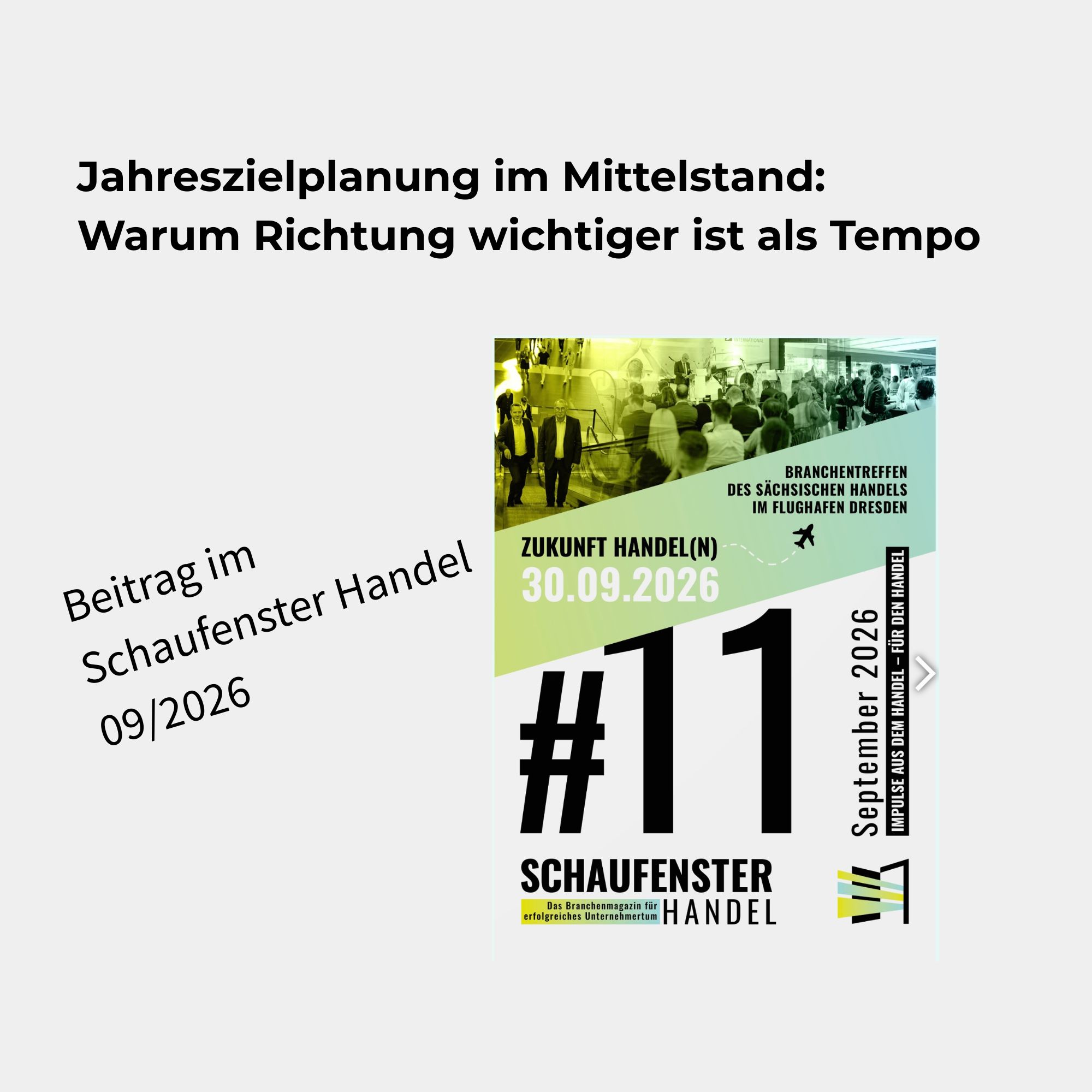 Jahreszielplanung im Mittelstand